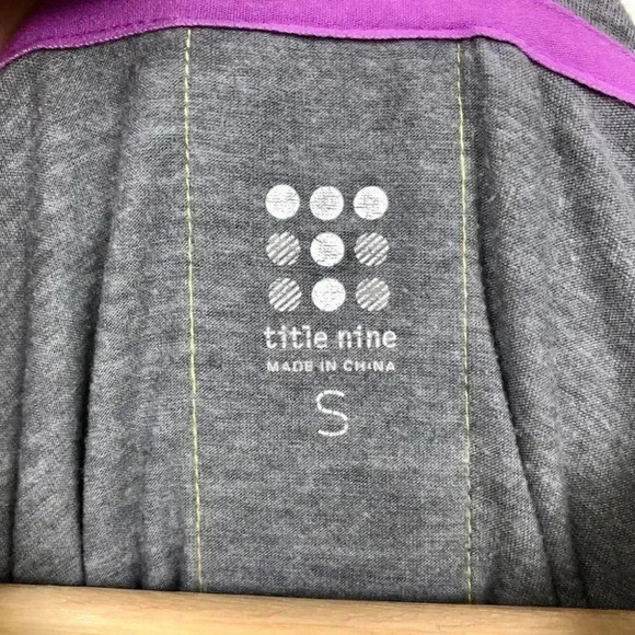 Title Nine Sleeveless Speed Racer Athletic Dress Yellow Gray Small - Picture 2 of 5